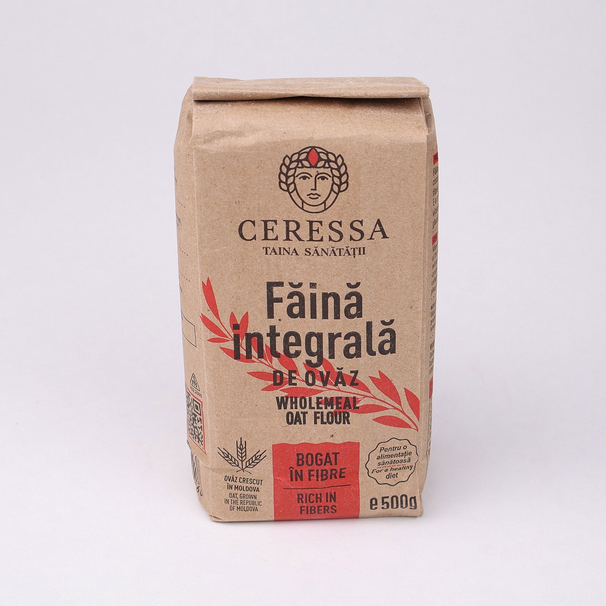 Faina integrala de ovaz 0.5 kg "Ceressa" - superdulce.md