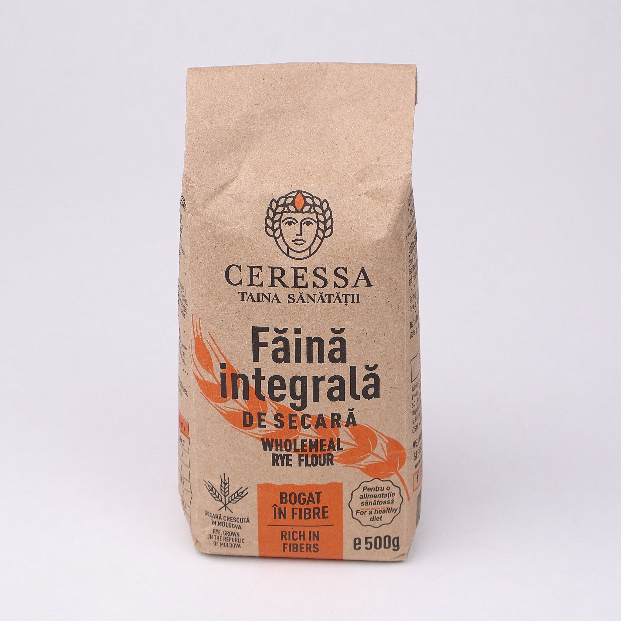 Faina integrala de secara 0.5 kg ”Ceressa” - superdulce.md