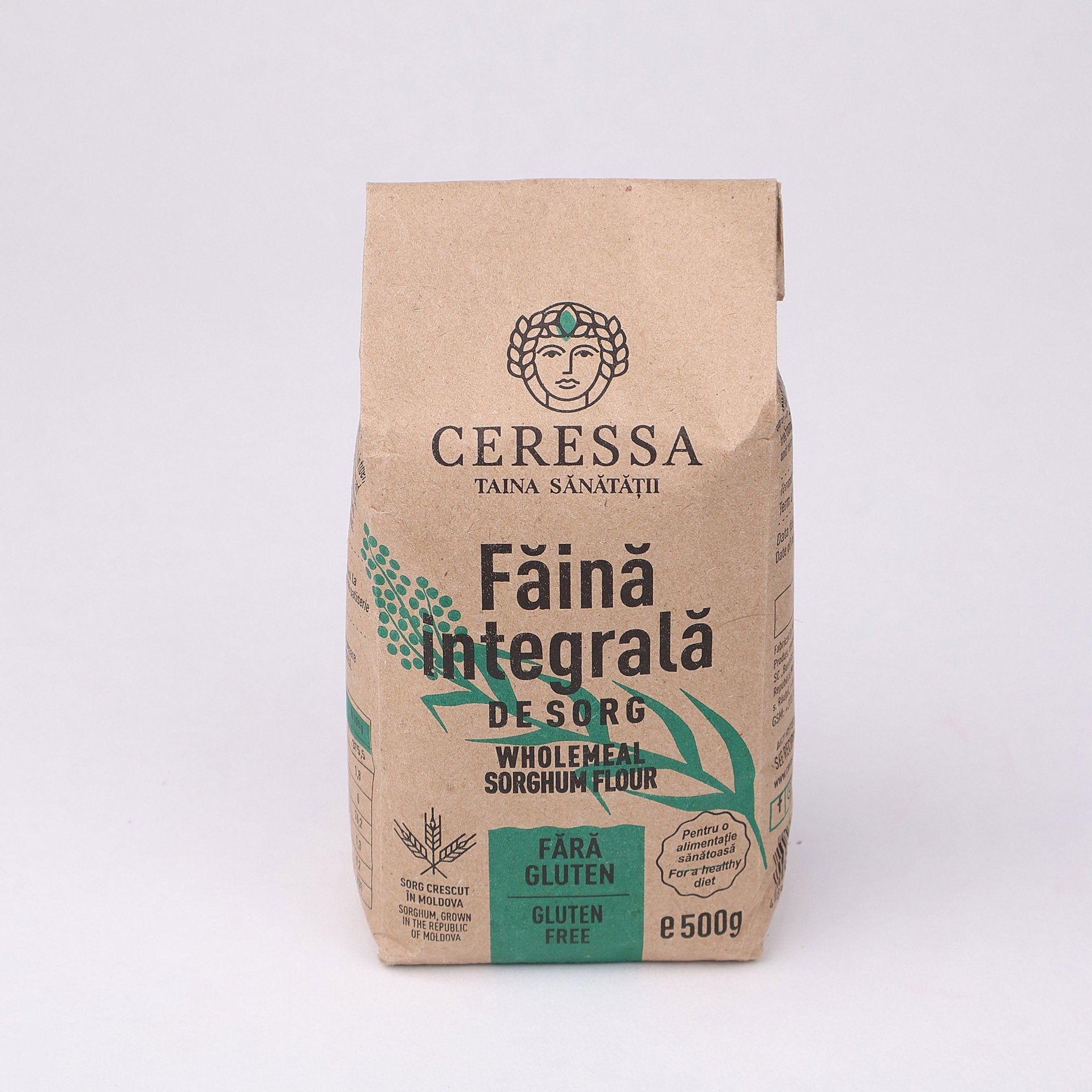 Faina integrala de sorg 0.5 kg ”Ceressa” - superdulce.md