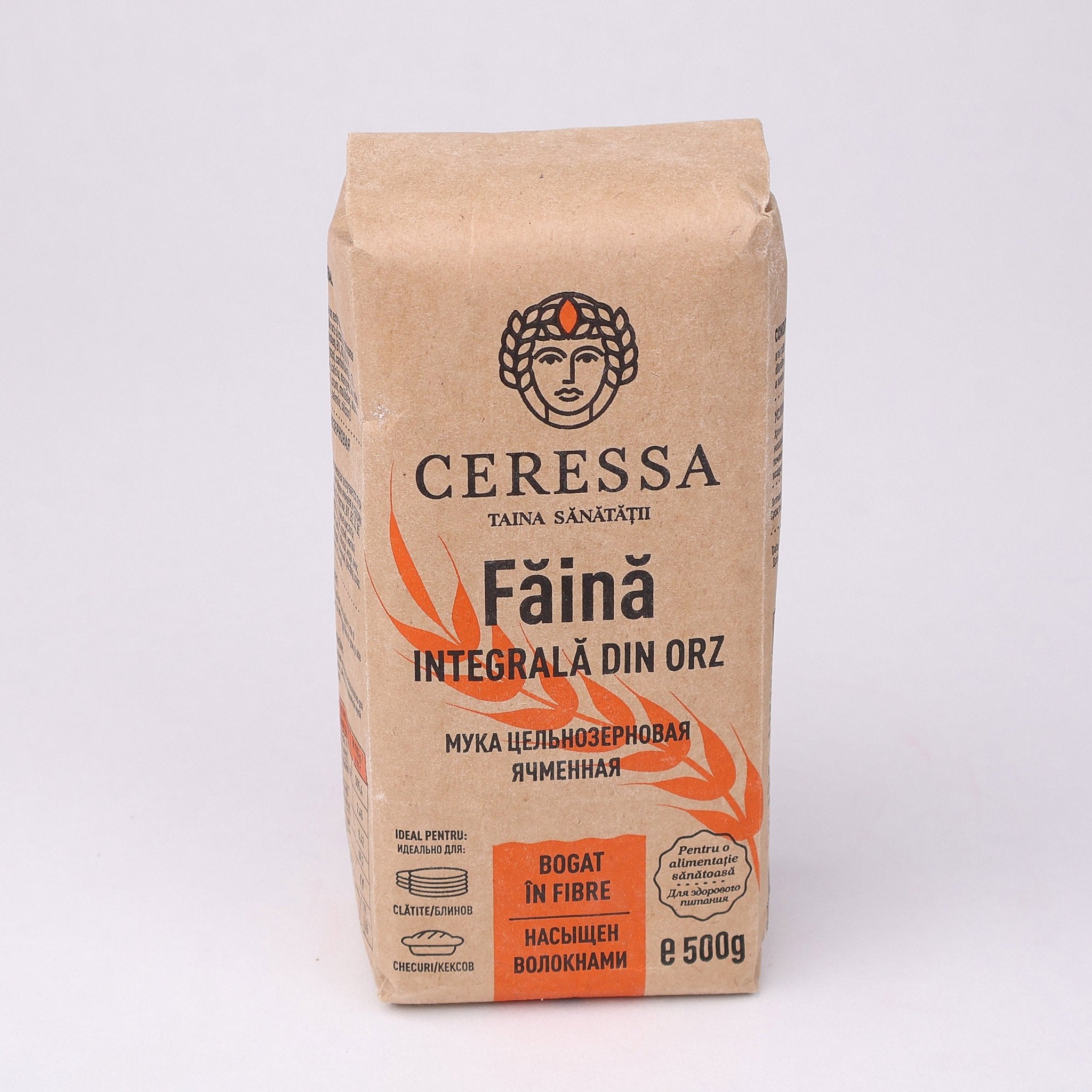 Faina integrala din orz 0.5 kg ”Ceressa” - superdulce.md